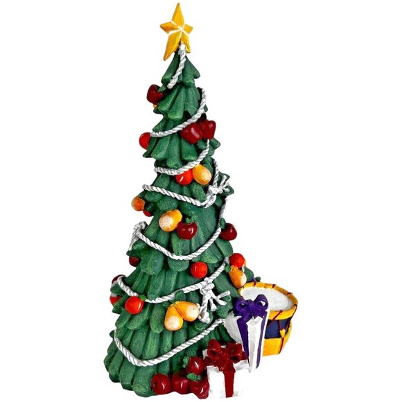 Dept 56 All Through The House Christmas Tree 8 1/4 IN Original Box Presents Duck - Picture 6 of 10